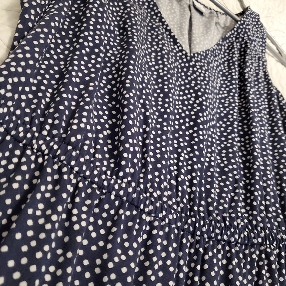 Old Navy dotted navy and white dress - Picture 4 of 6